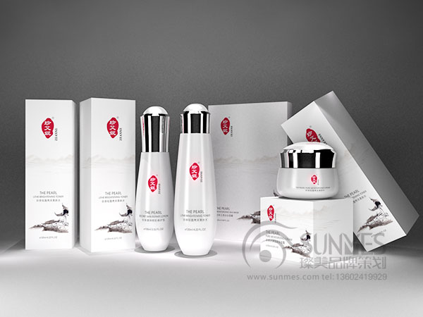 珍艾妮水墨中國風化妝品包裝設計